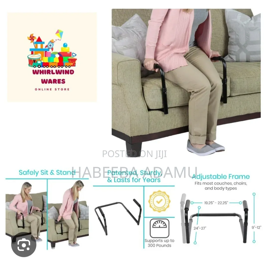 Adjustable Standing Aid Rail for Couch and Chair