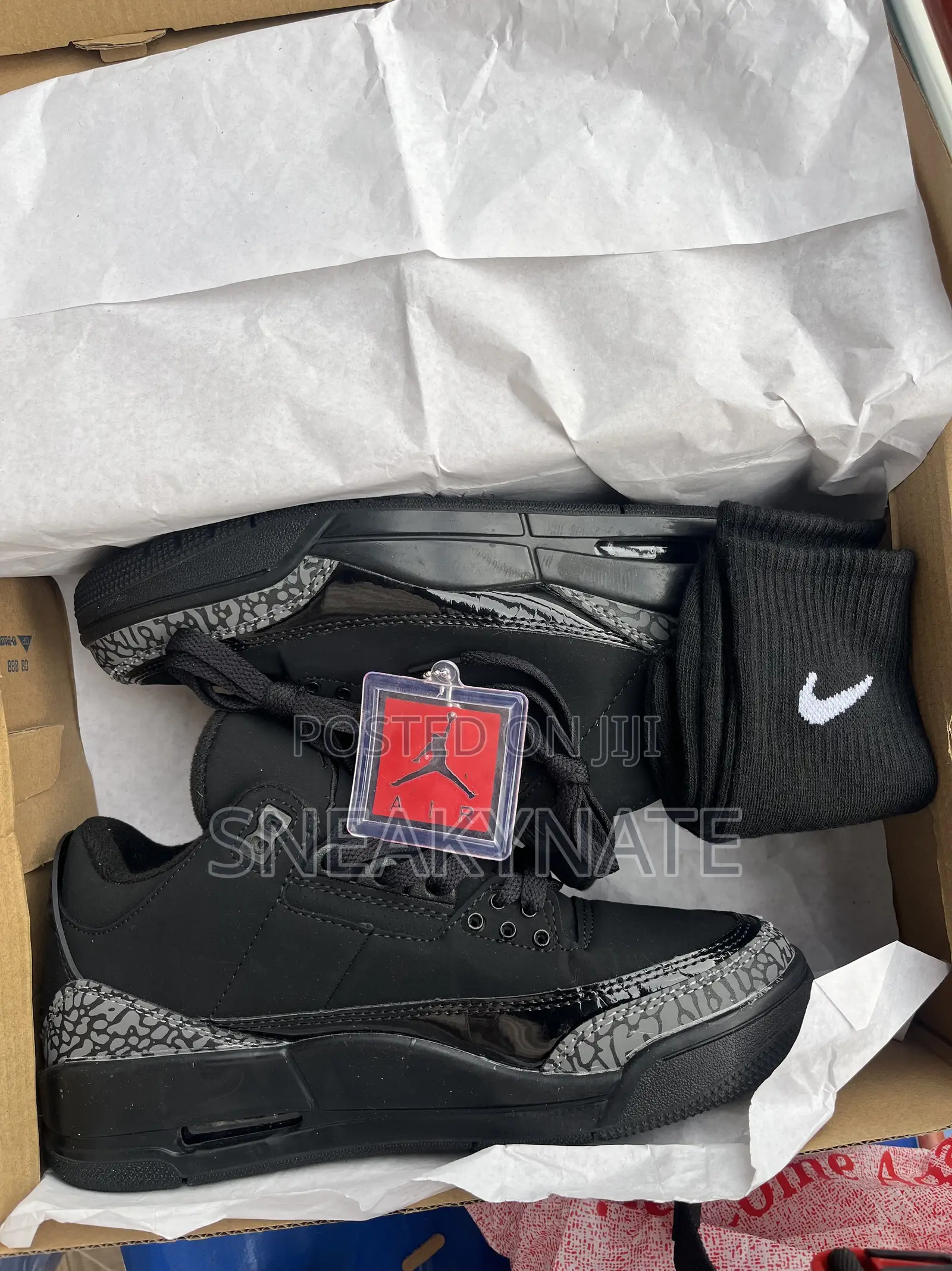 COOL Jordan 3 BlackCat Unisex Sneakers