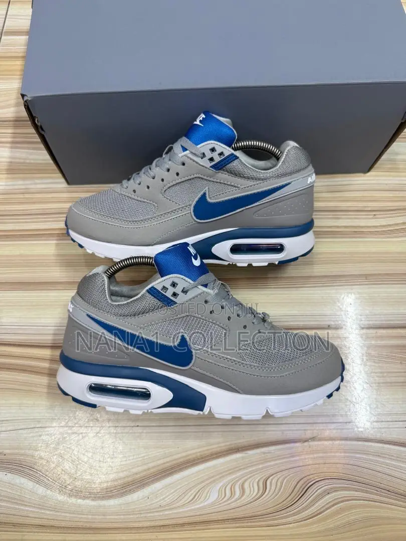 Nike Air Max Gray/Royal Blue Sneakers