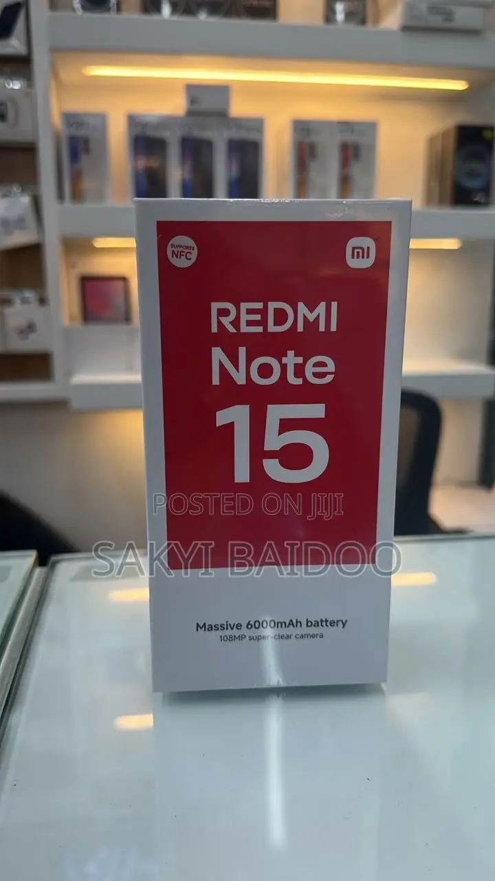 New Xiaomi Redmi Note 15 128 GB Black