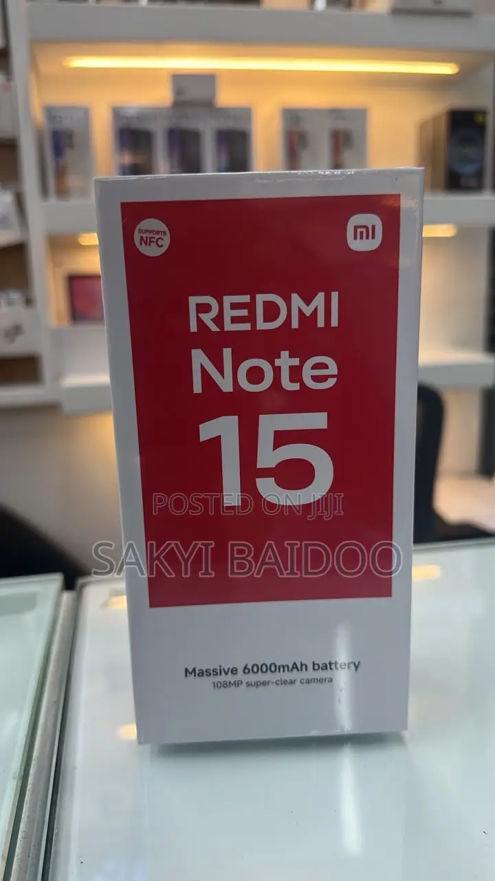 New Xiaomi Redmi Note 15 128 GB Black