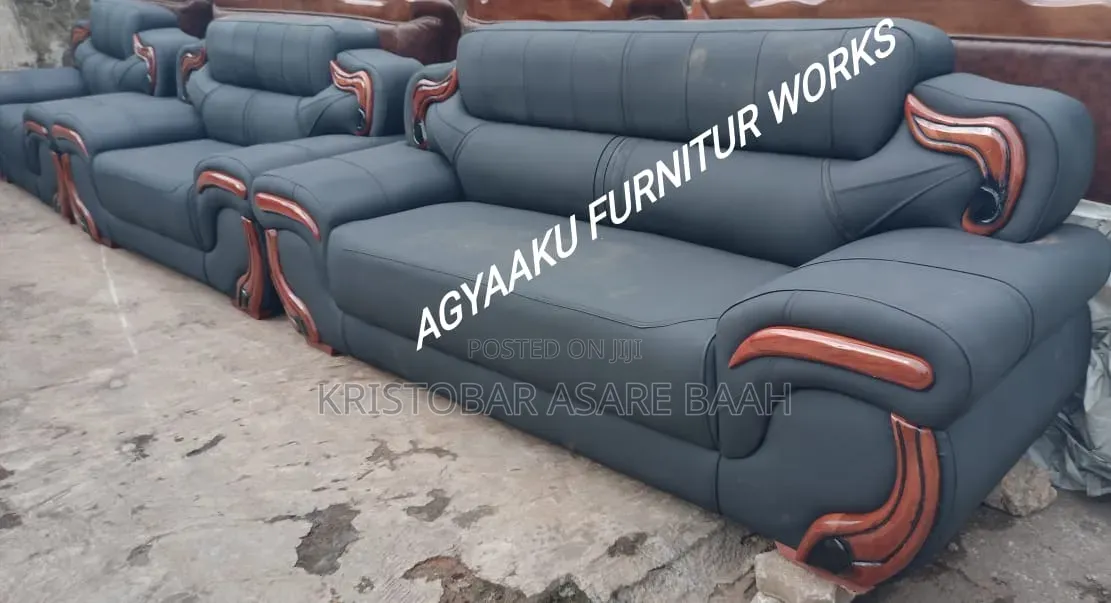 New Quality Black Sofa Set