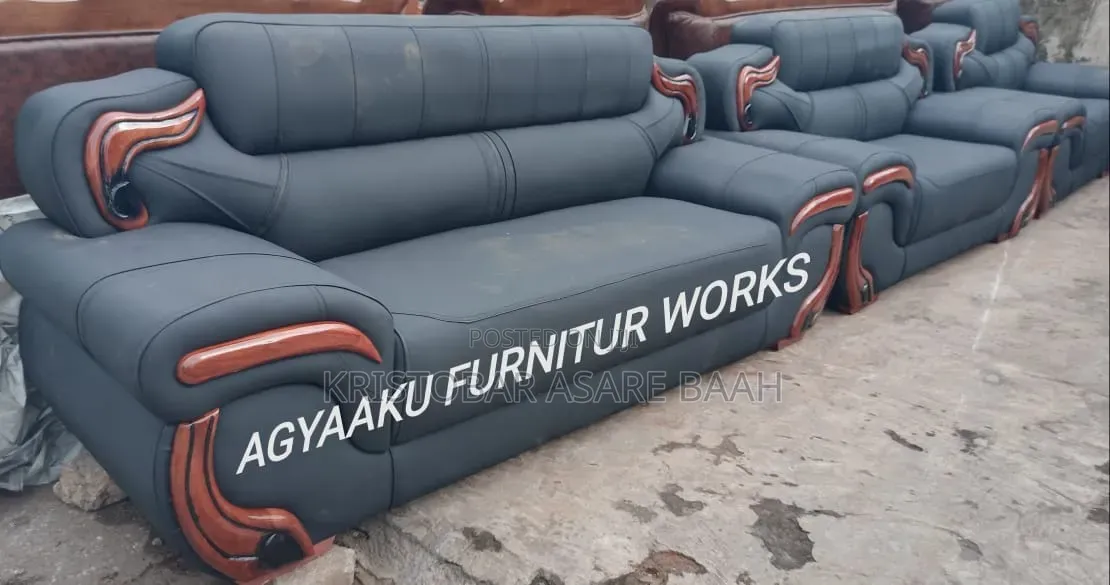 New Quality Black Sofa Set
