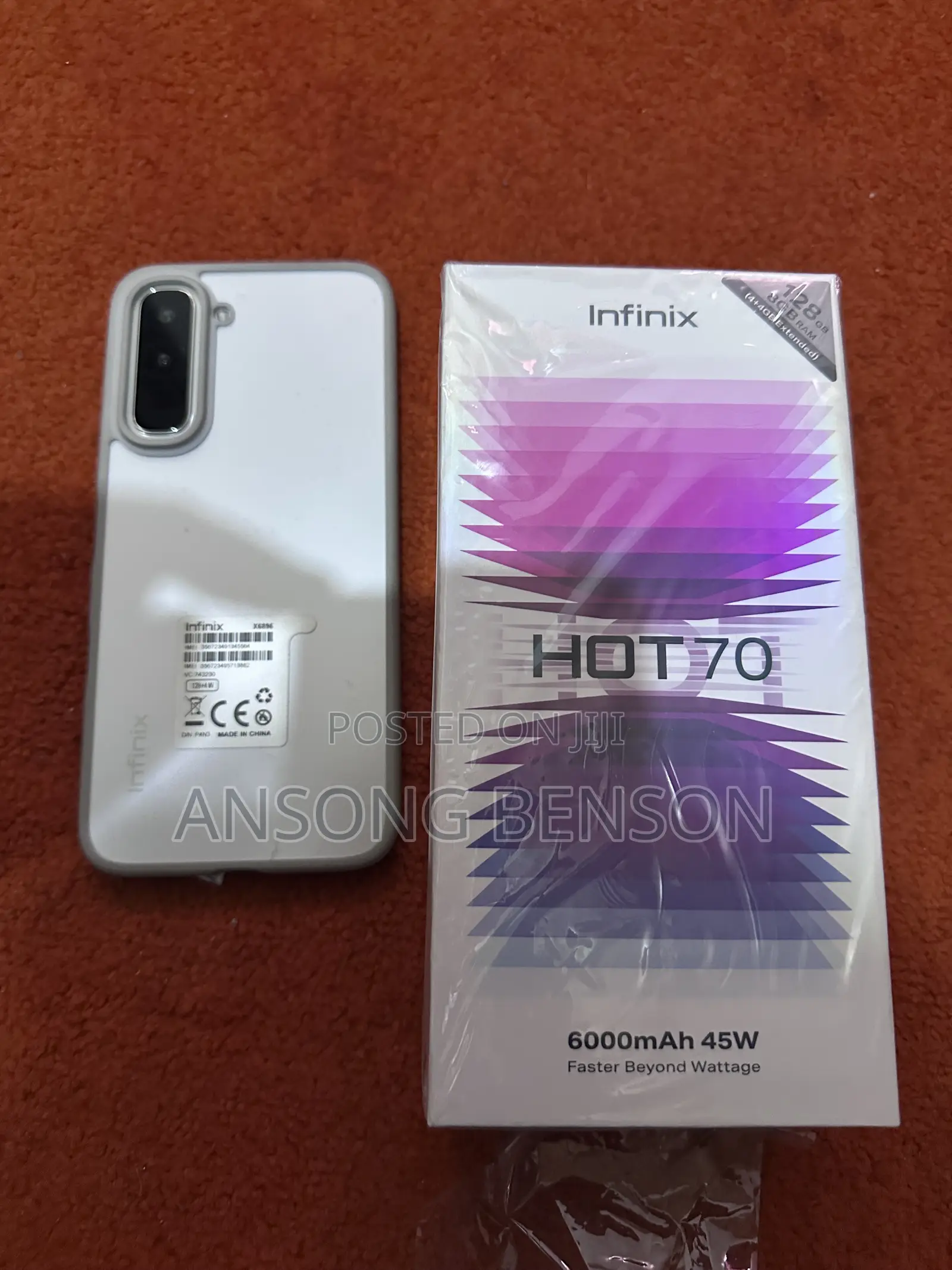 Infinix Hot 70 128 GB Silver
