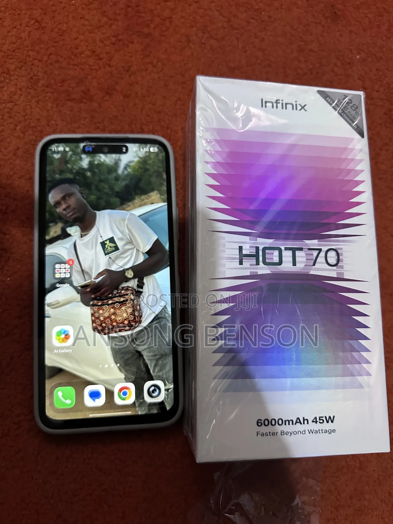 Infinix Hot 70 128 GB Silver