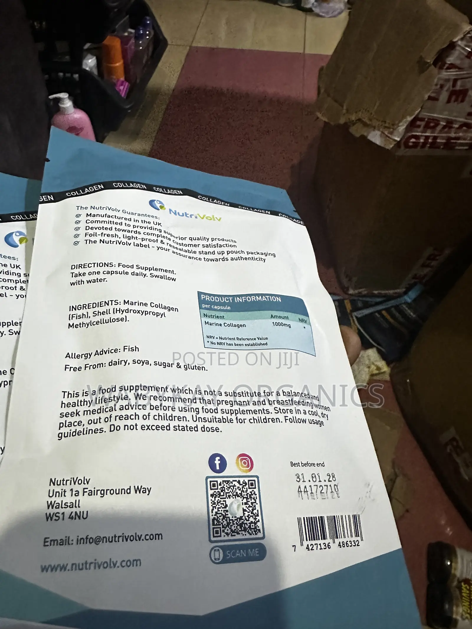 Marine Collagen 1000mg 3 Months Supply