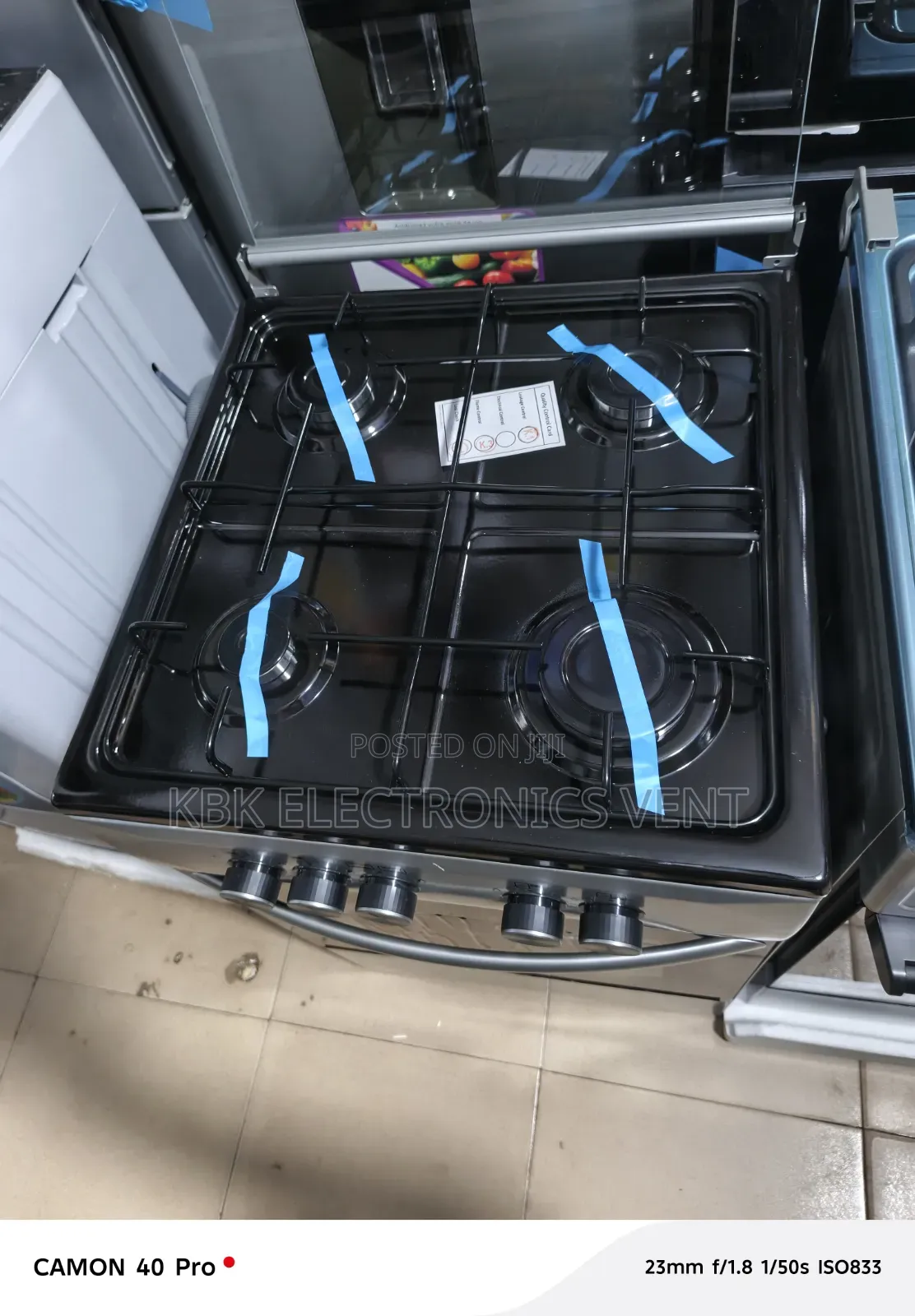 Sigma 50*50 4Burner Gas Cooker Oven + Grill