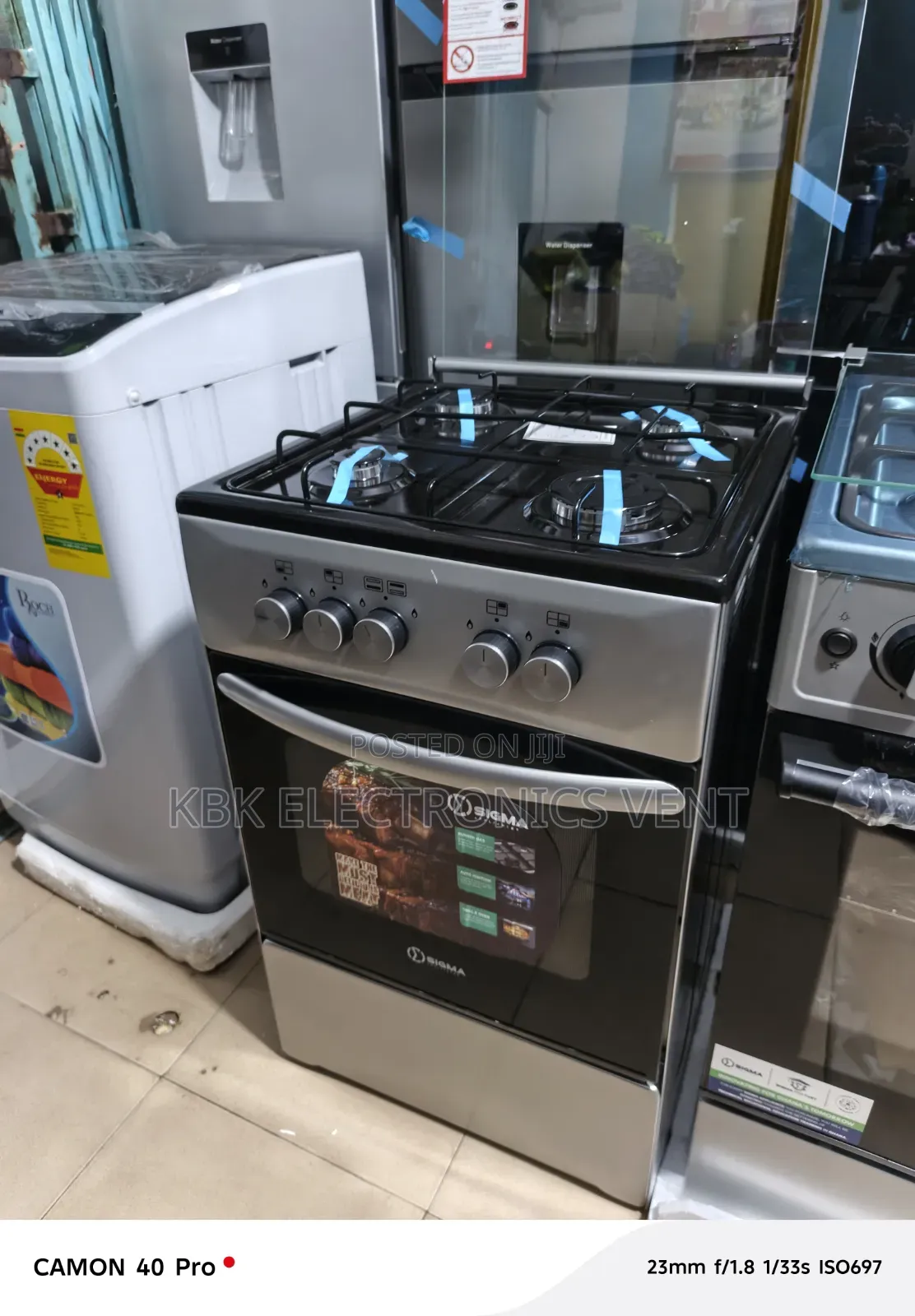 Sigma 50*50 4Burner Gas Cooker Oven + Grill