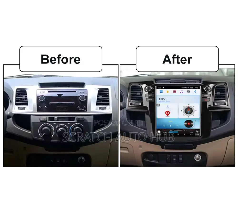 Toyota Fortuner Tesla Screen Available