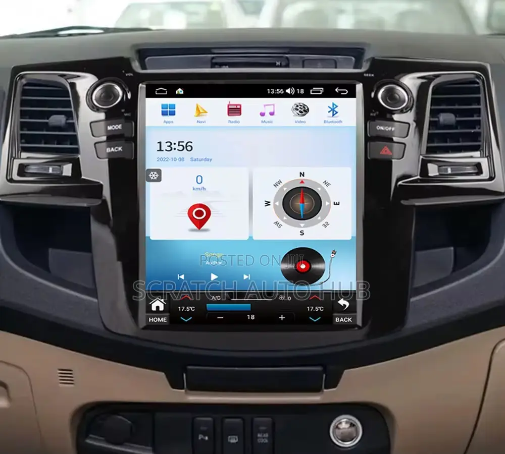 Toyota Fortuner Tesla Screen Available