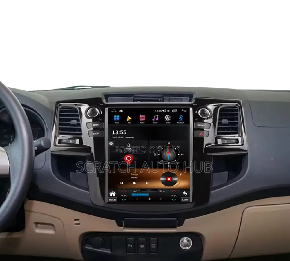 Toyota Fortuner Tesla Screen Available