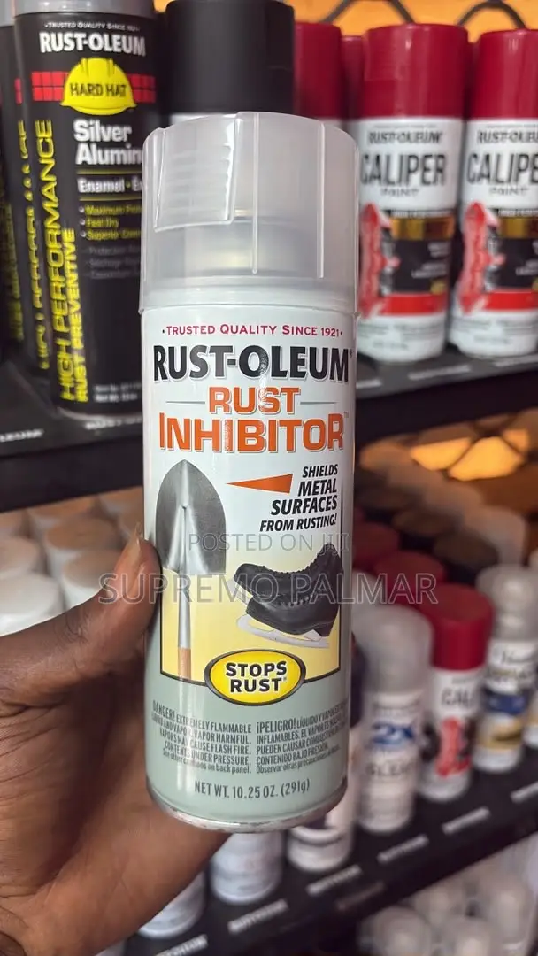 Inhibitor Clear Spray – Anti-Rust Clear Coating for Metal Surfaces