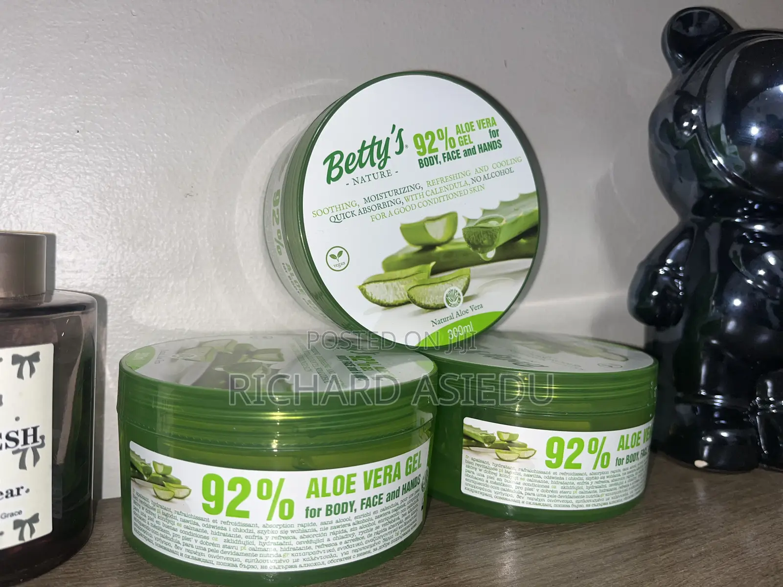 Betty’s Nature 92% Aloe Gel for Body Face and Hands