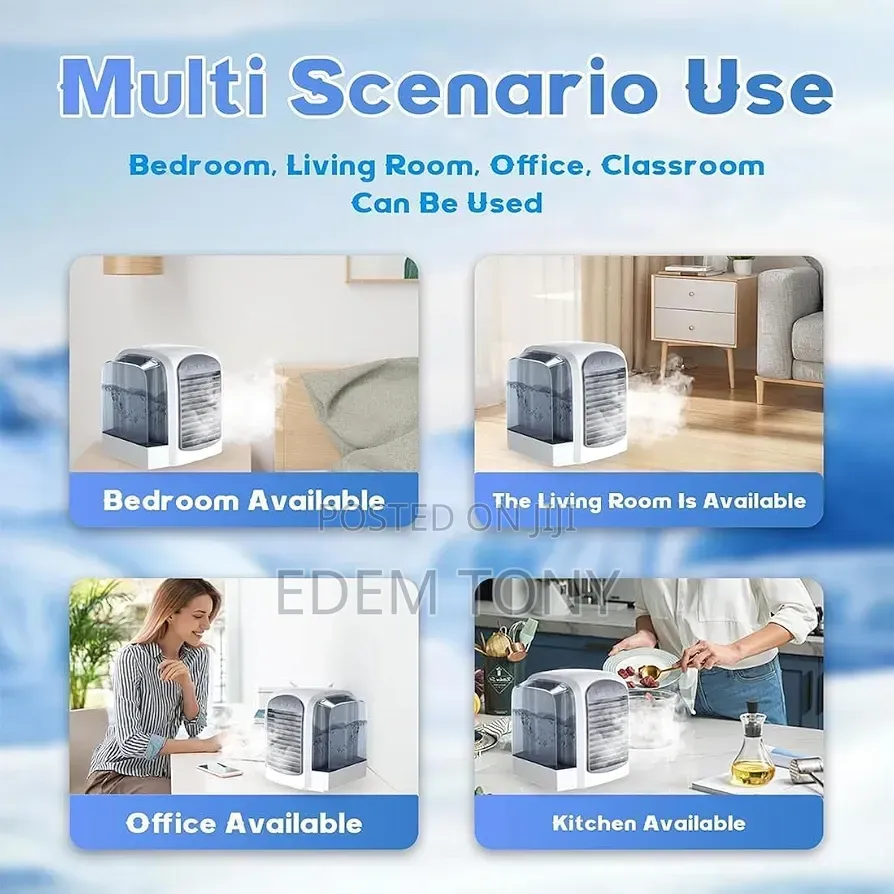 Portable 380ml Personal Desktop Air Cooler Fan ;Model WT-F10
