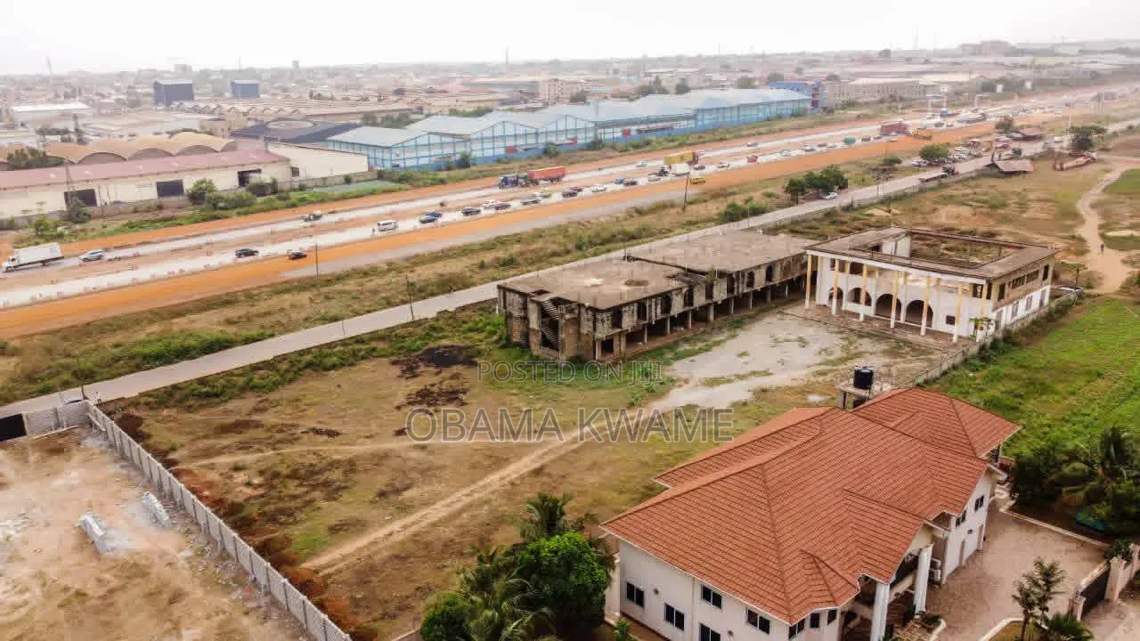 Roadside 15 Plots of Land for Sale on the Accra to Tema Motorway