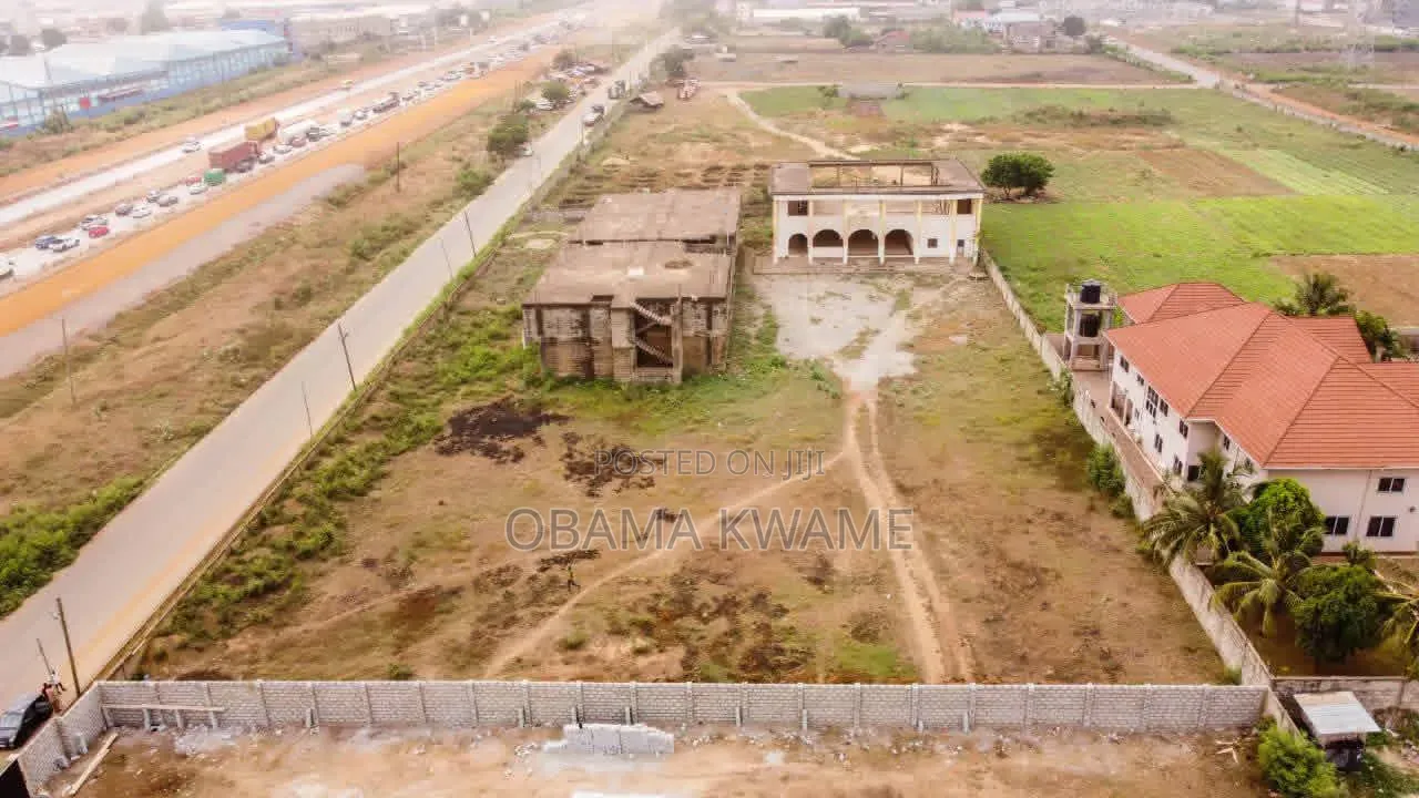 Roadside 15 Plots of Land for Sale on the Accra to Tema Motorway
