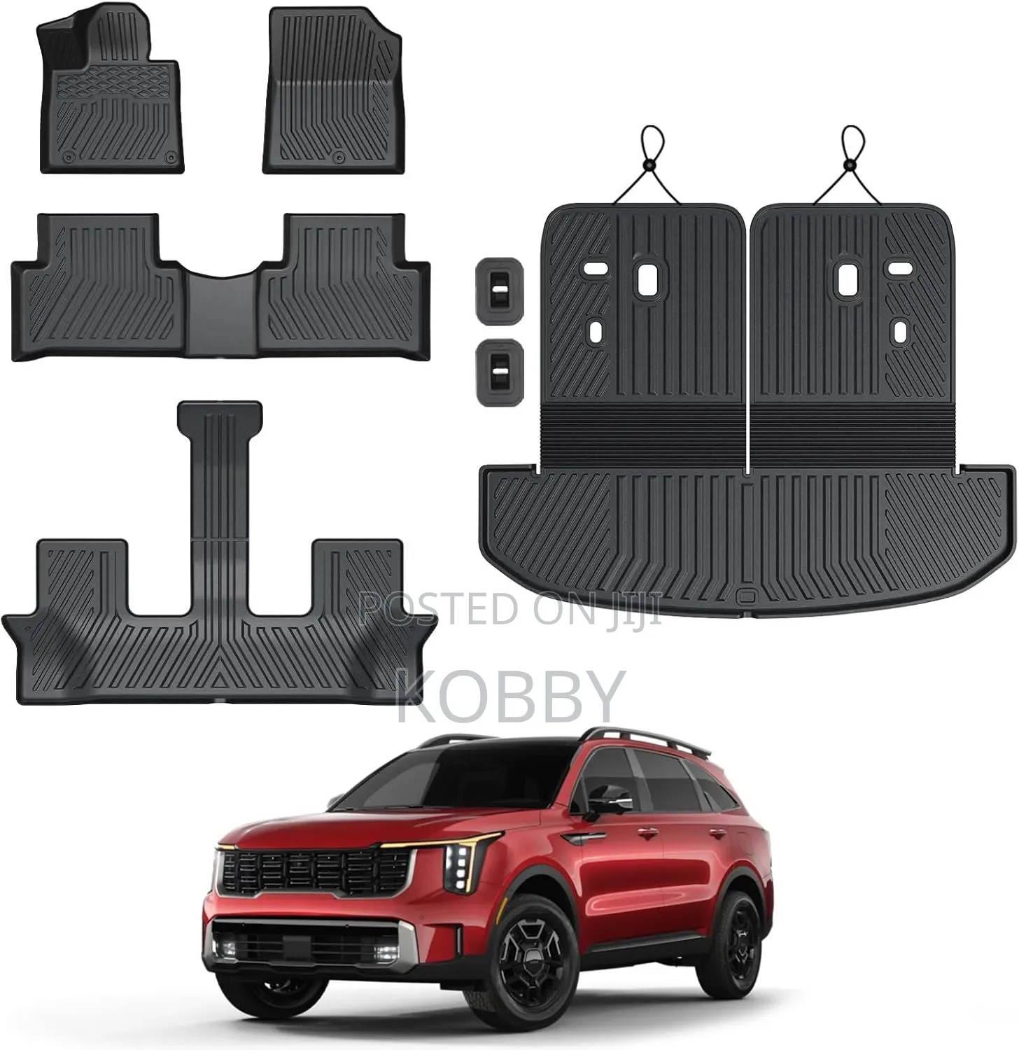Kia Sorento Seater 6 Seater US 3D + Trunk + Backrest Mat Set