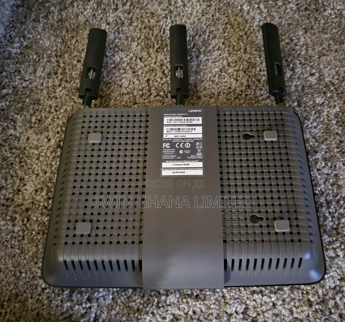 Linksys EA6900 Dual Band Gigabit Wirless Router. 1900mbs