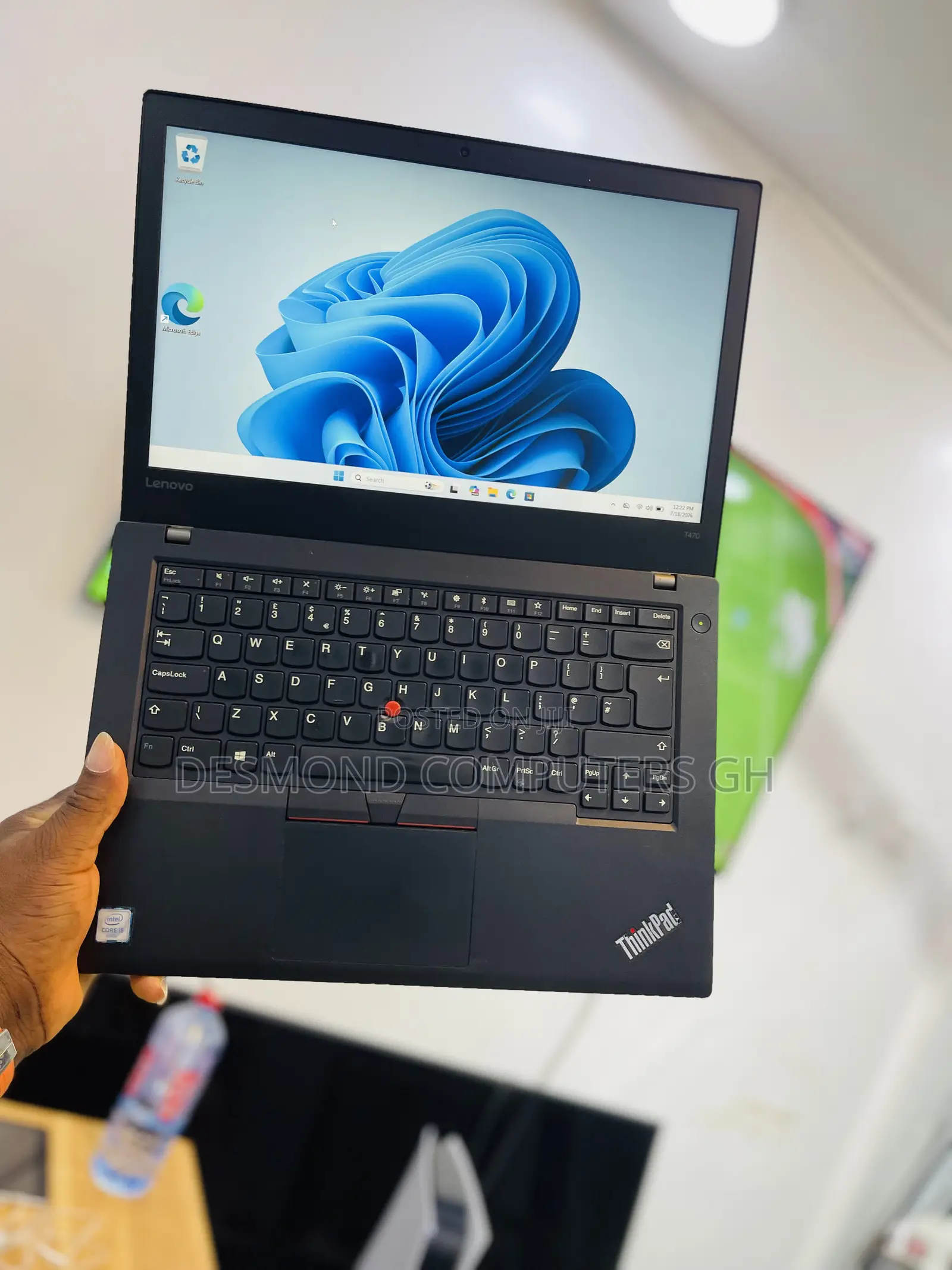 Laptop Lenovo ThinkPad T470 8GB Intel Core i5 SSD 128GB