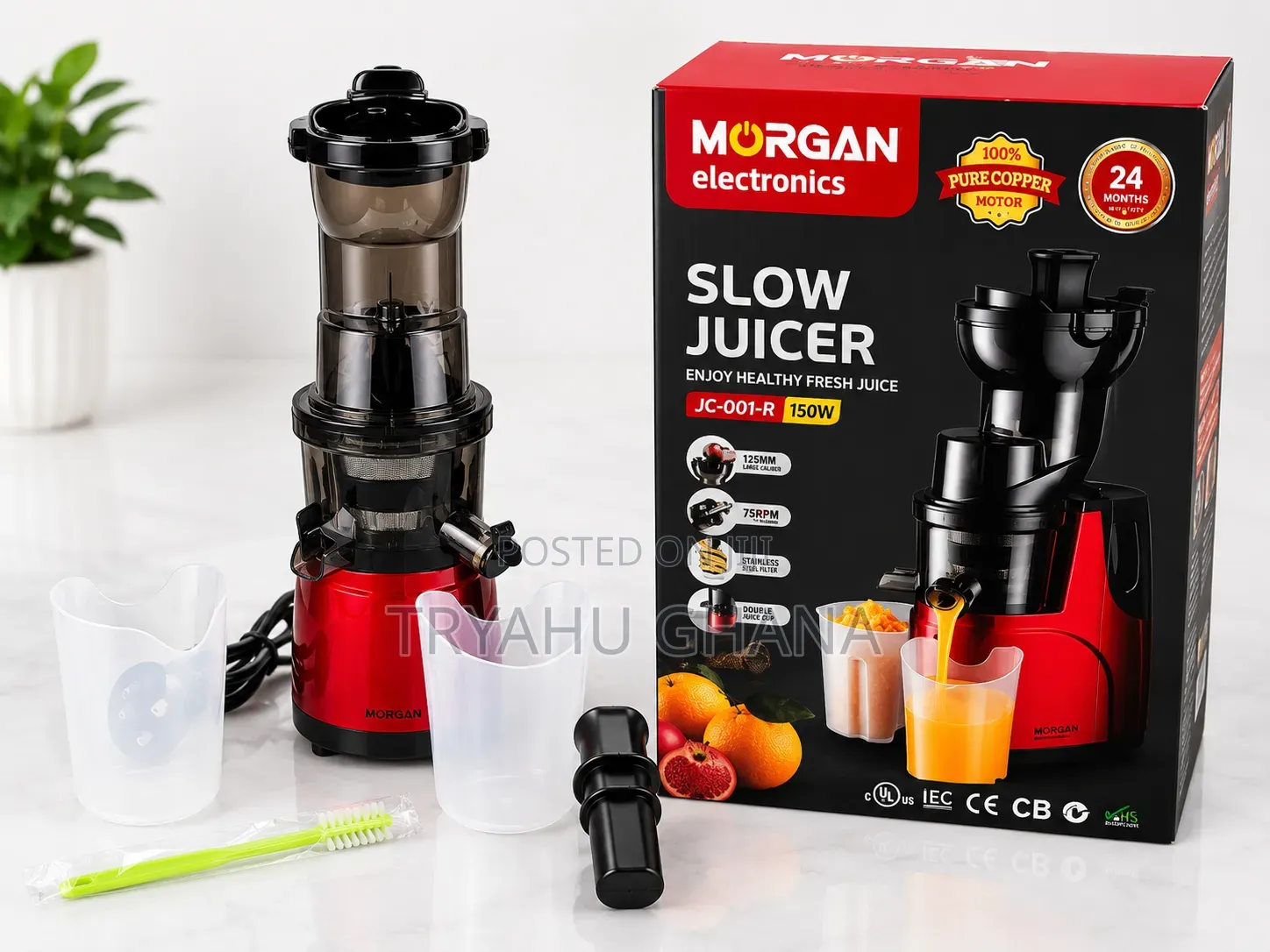 Buy Morgan Slow Juicer 150w Online | Cold Press Juice Extractor Ghana