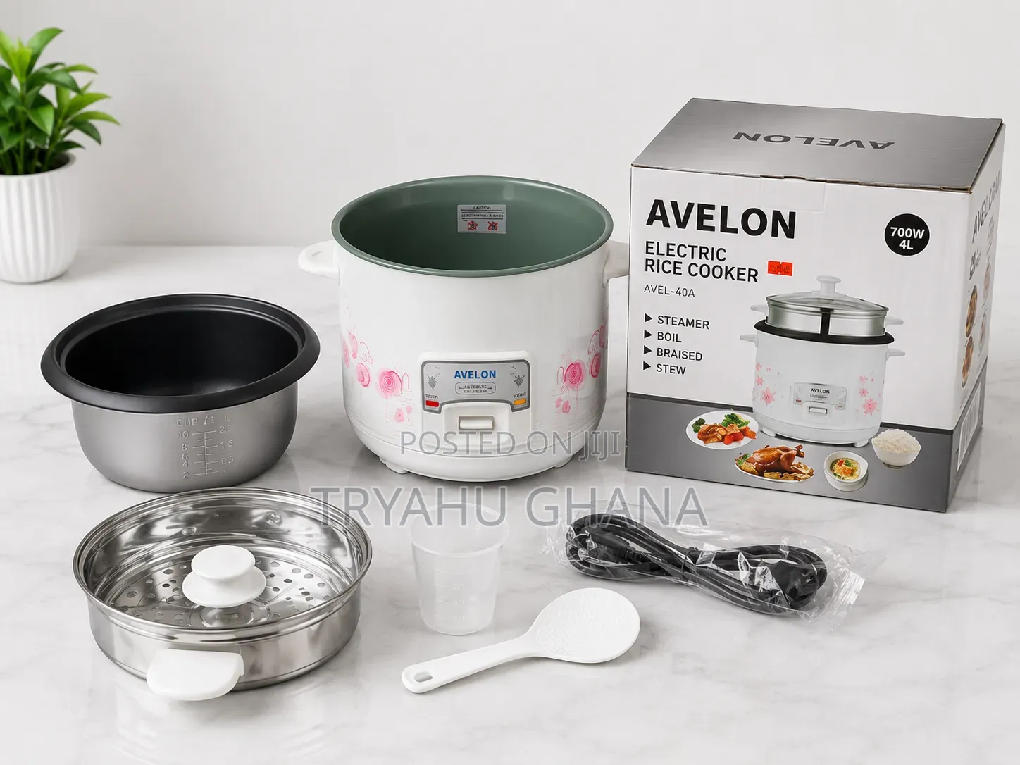 Buy Avelon Electric Rice Cooker 4l 700w Online | Tryahu Price