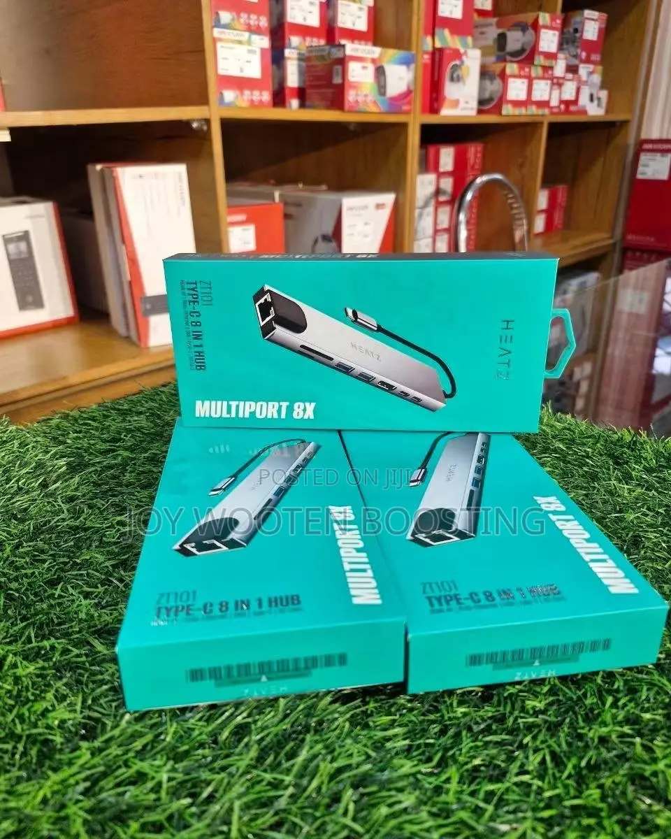 Heatz ZT101 Multiport 8-in-1 Type-C Hub