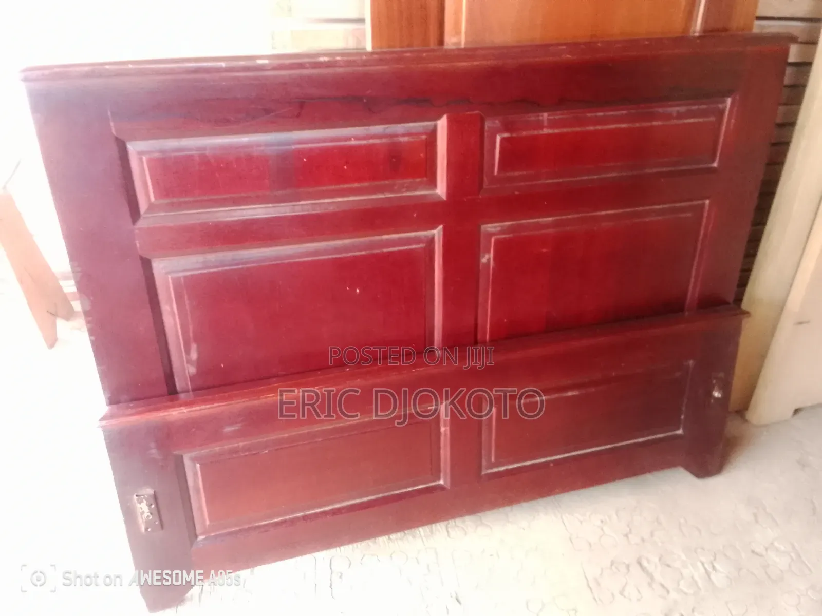 54x75 Inches Wooden Bed