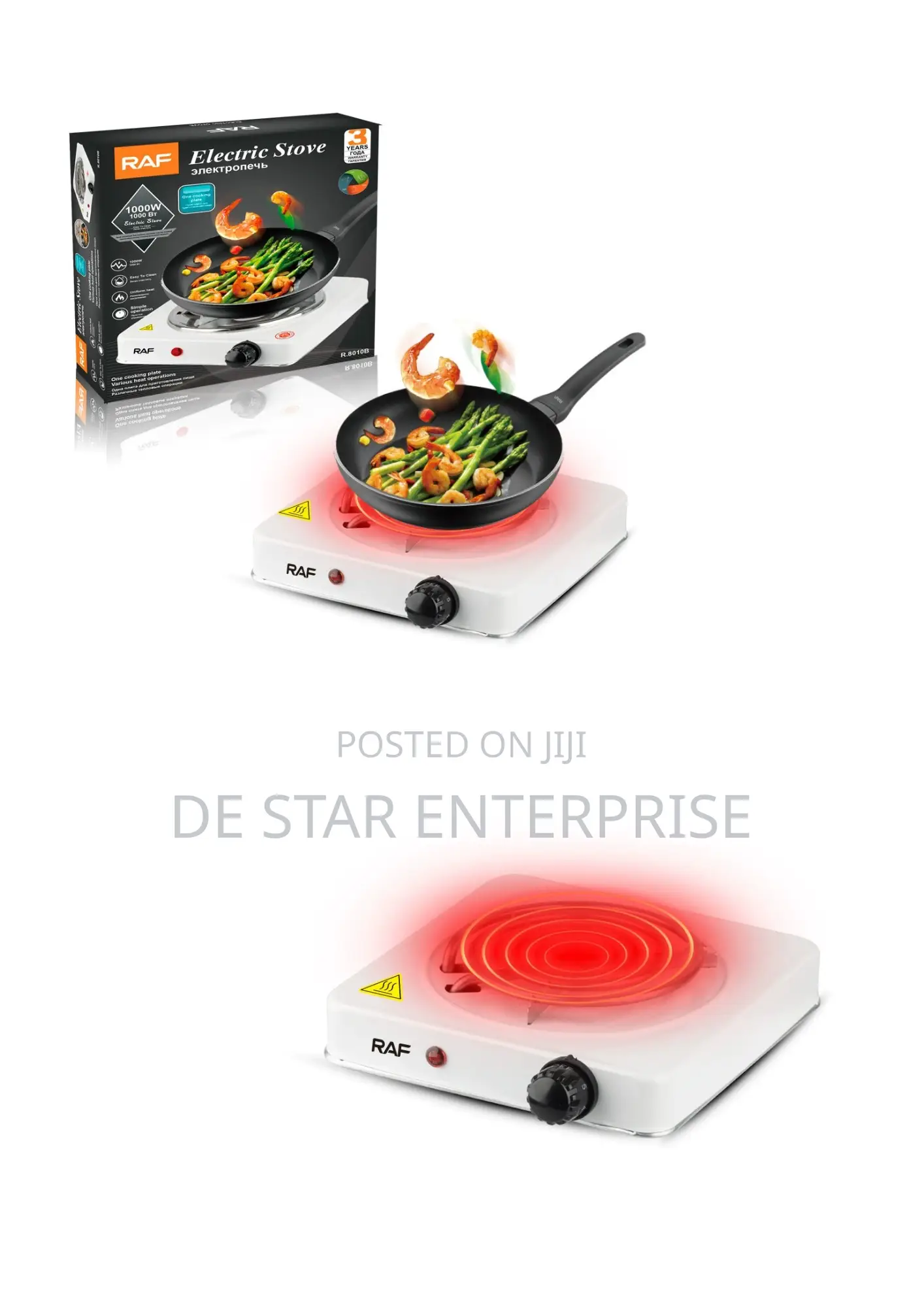 Portable Raf Electric Single Burner