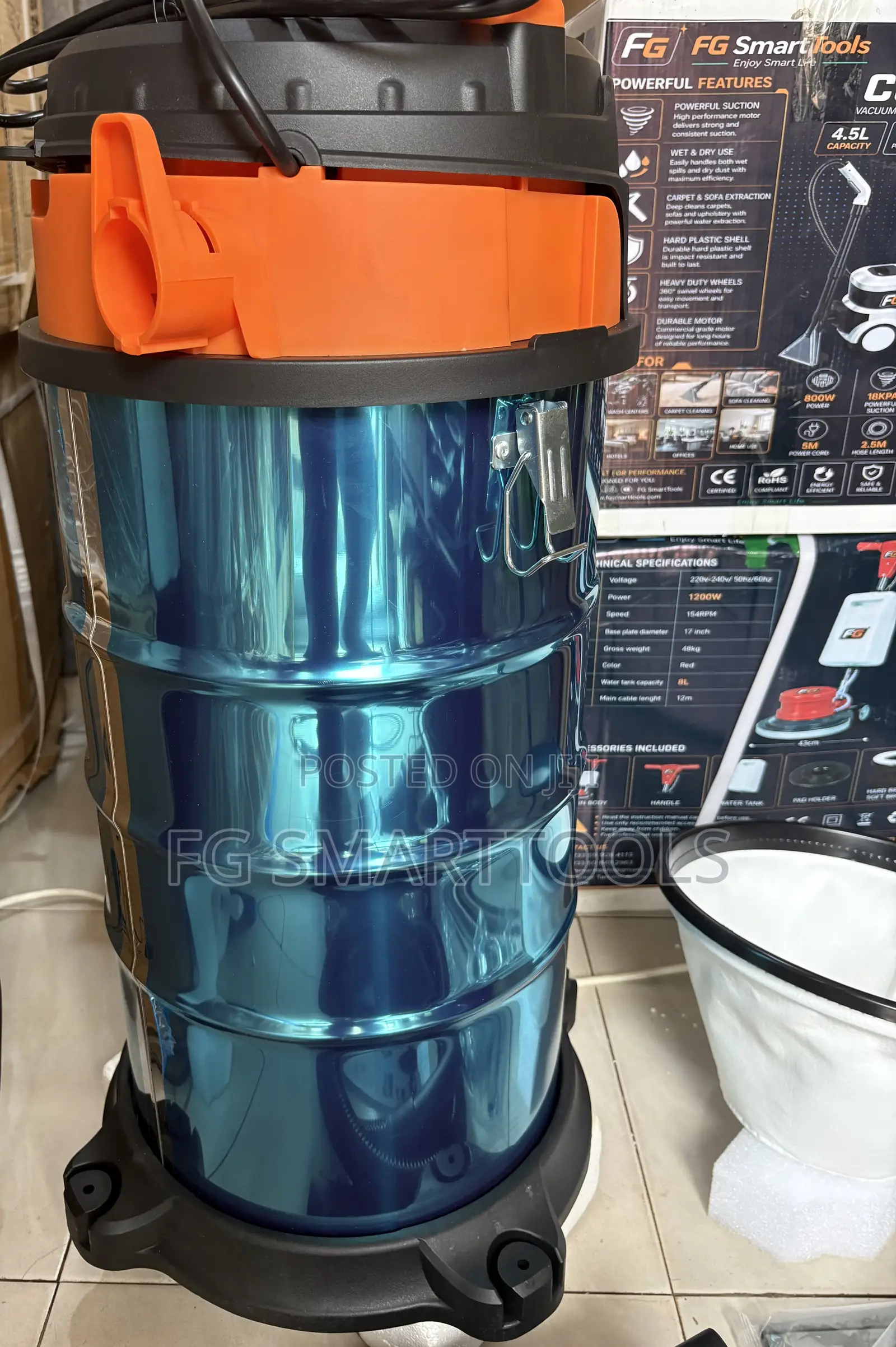 Wet Dry Blower Vacuum Cleaner Home and Industrial