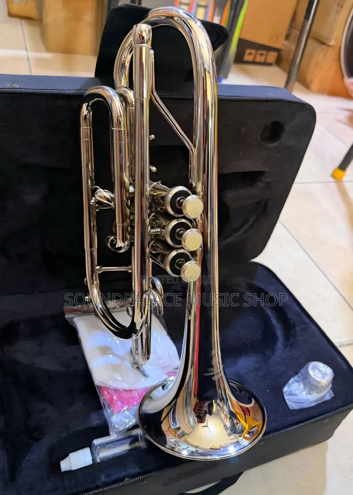 Silver-Plated Cornet
