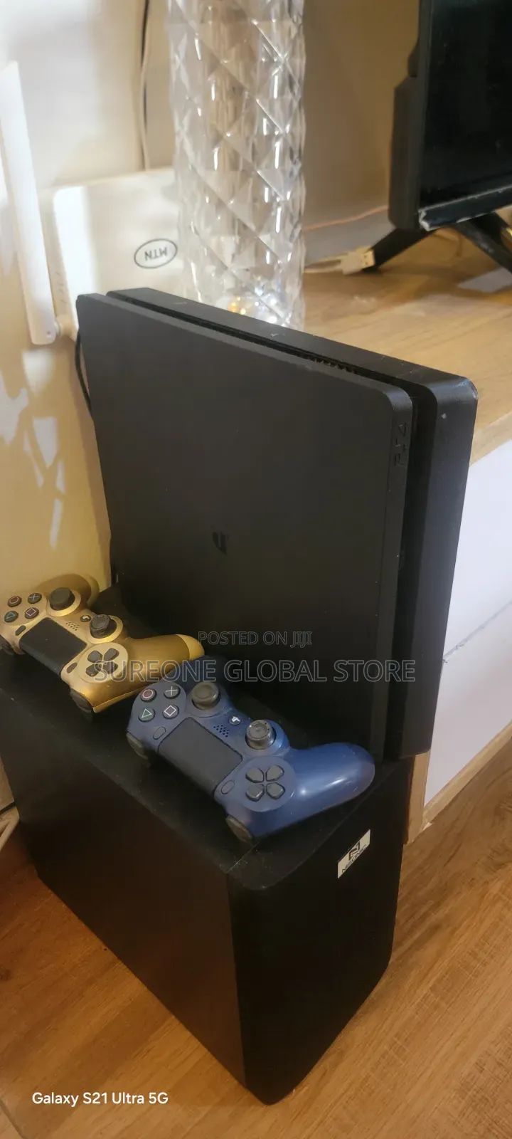 PS4 Slim 1TB With 2 Controllers 13 Games – Excellent Condition