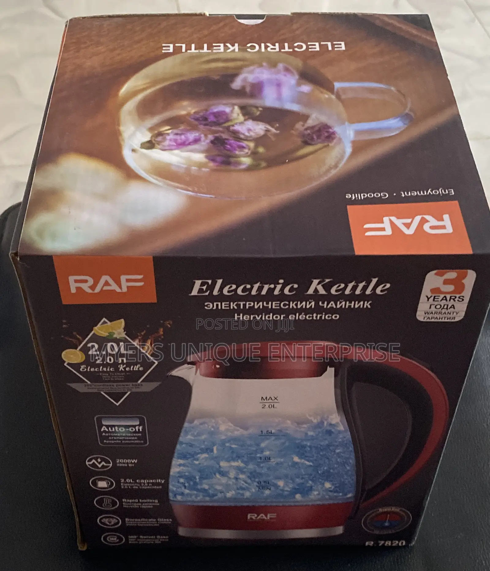 Fast Boiling Glass Kettle-2l