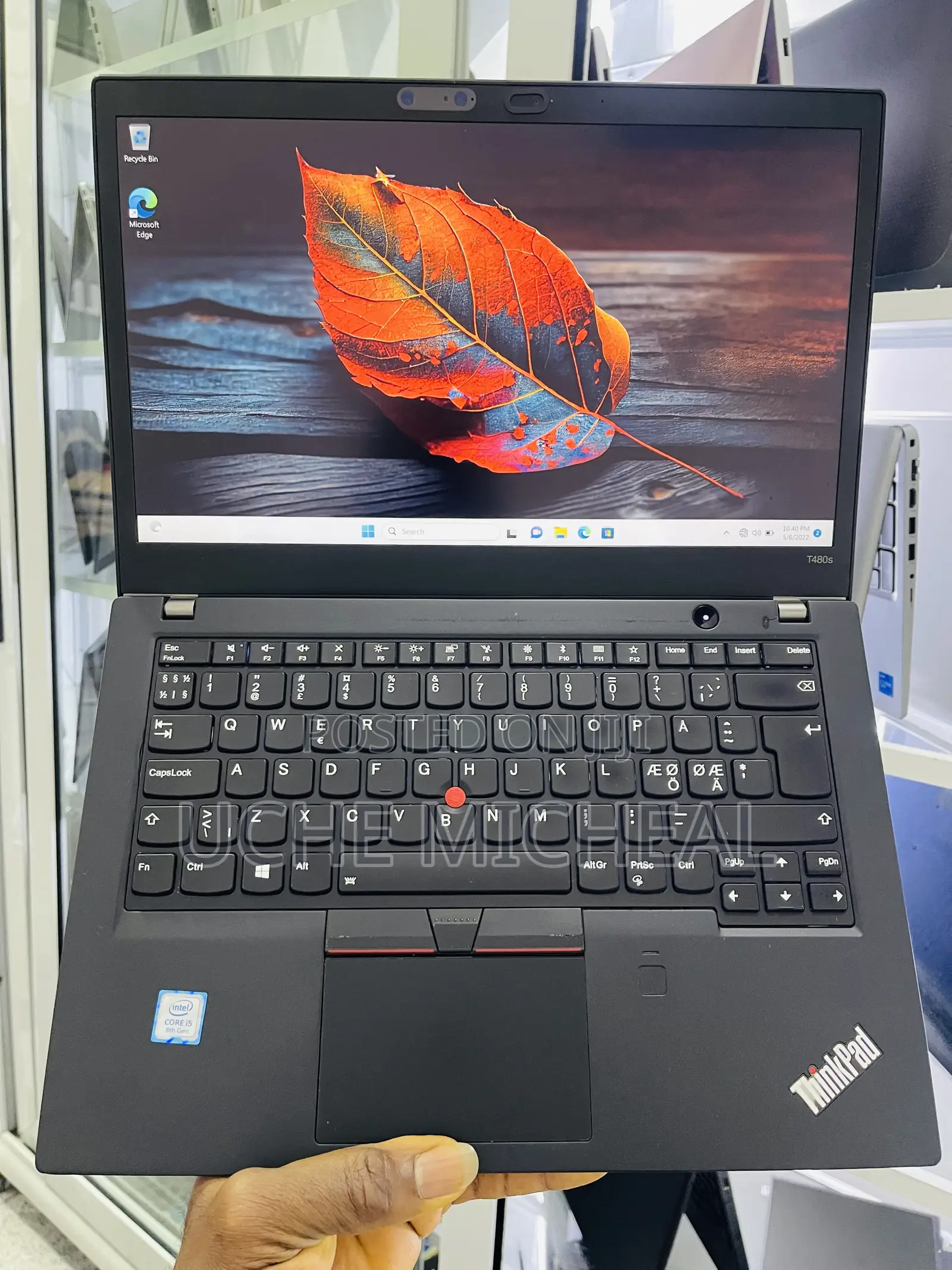 Laptop Lenovo ThinkPad T480s 16GB Intel Core i5 SSD 512GB
