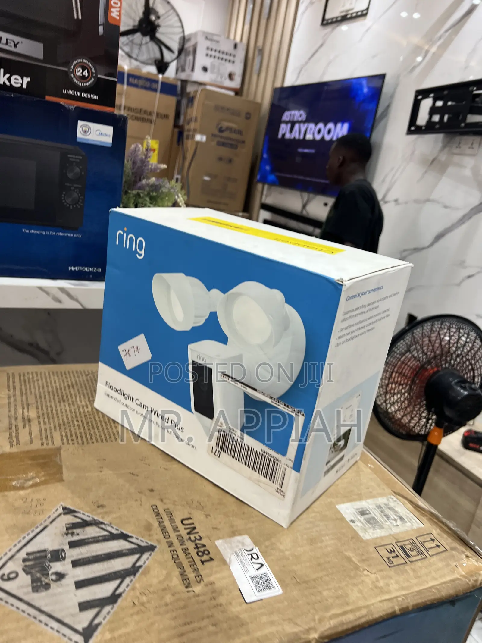 Get Ring Floodlight Smart Cam Wired Plus 