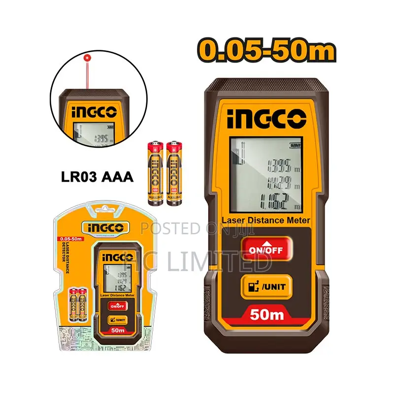 INGCO Laser Distance Detector - HLDD0508