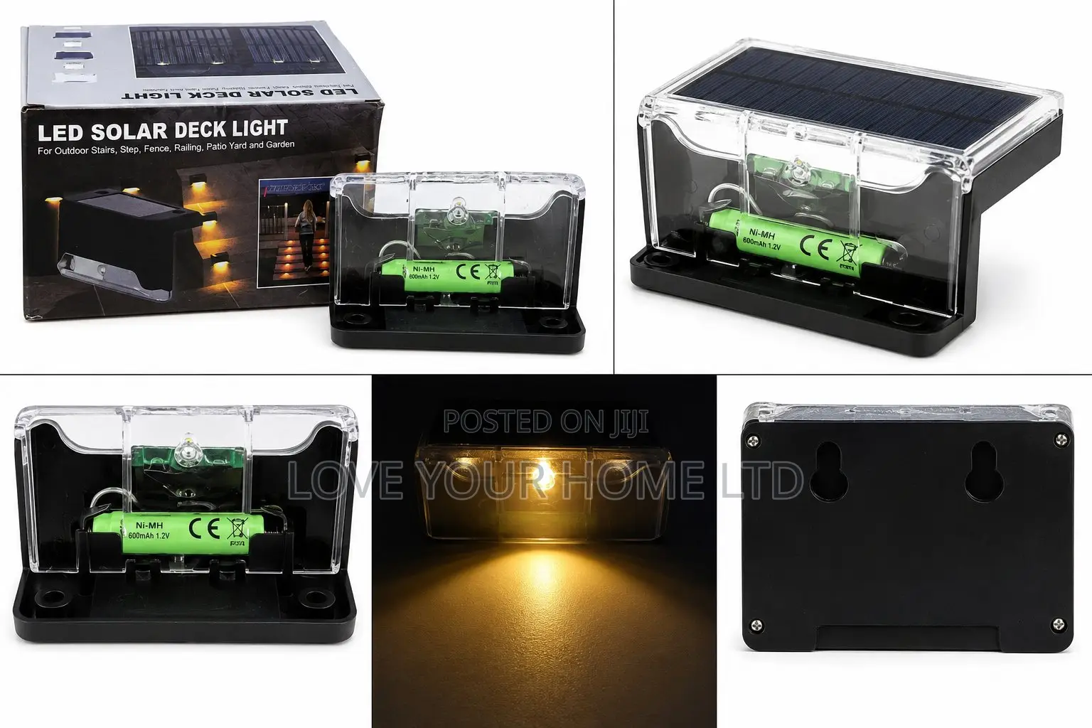 Waterproof Solar LED Deck Light – Outdoor Stair, Fence, Garden Etc