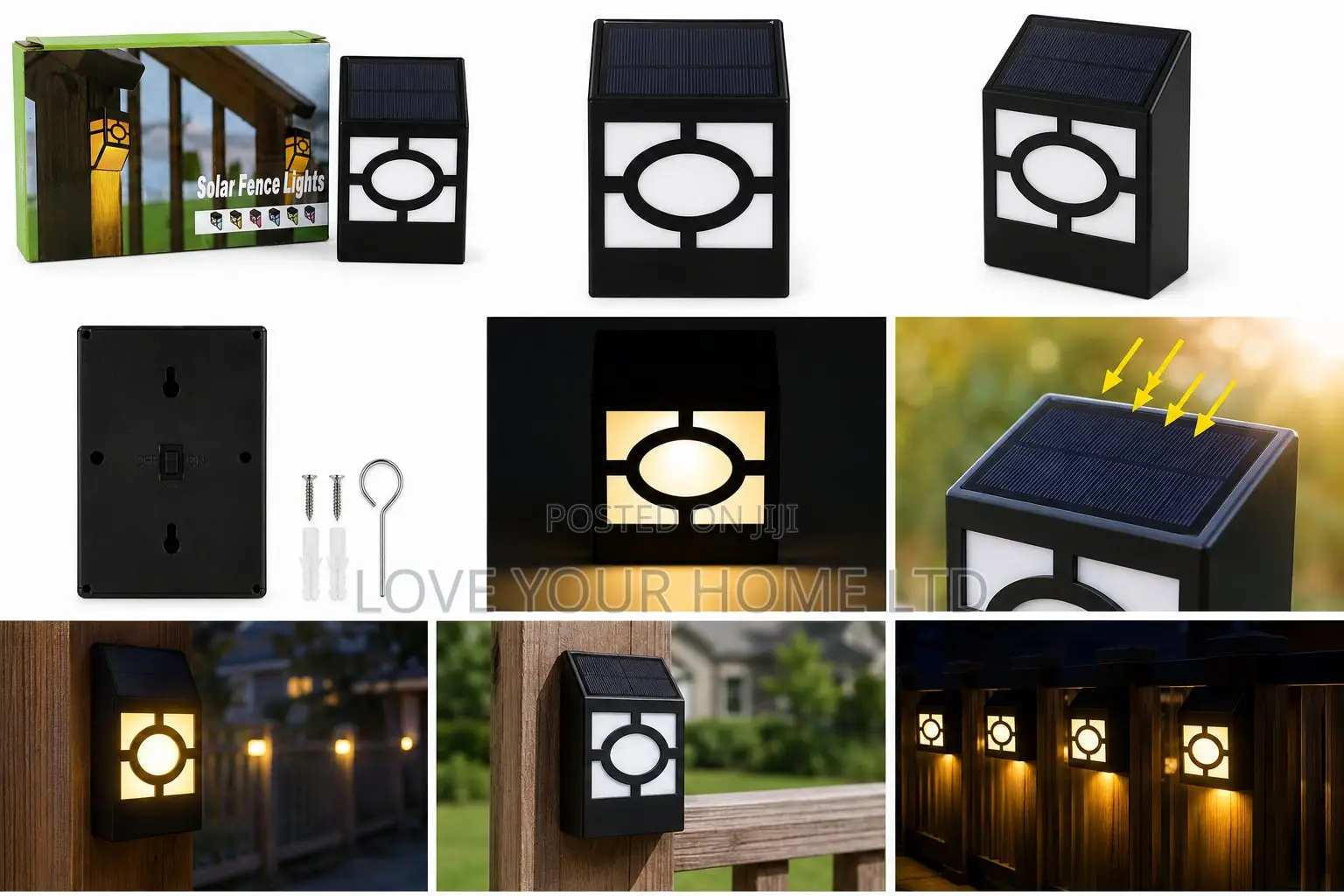 Solar LED Fence Light
