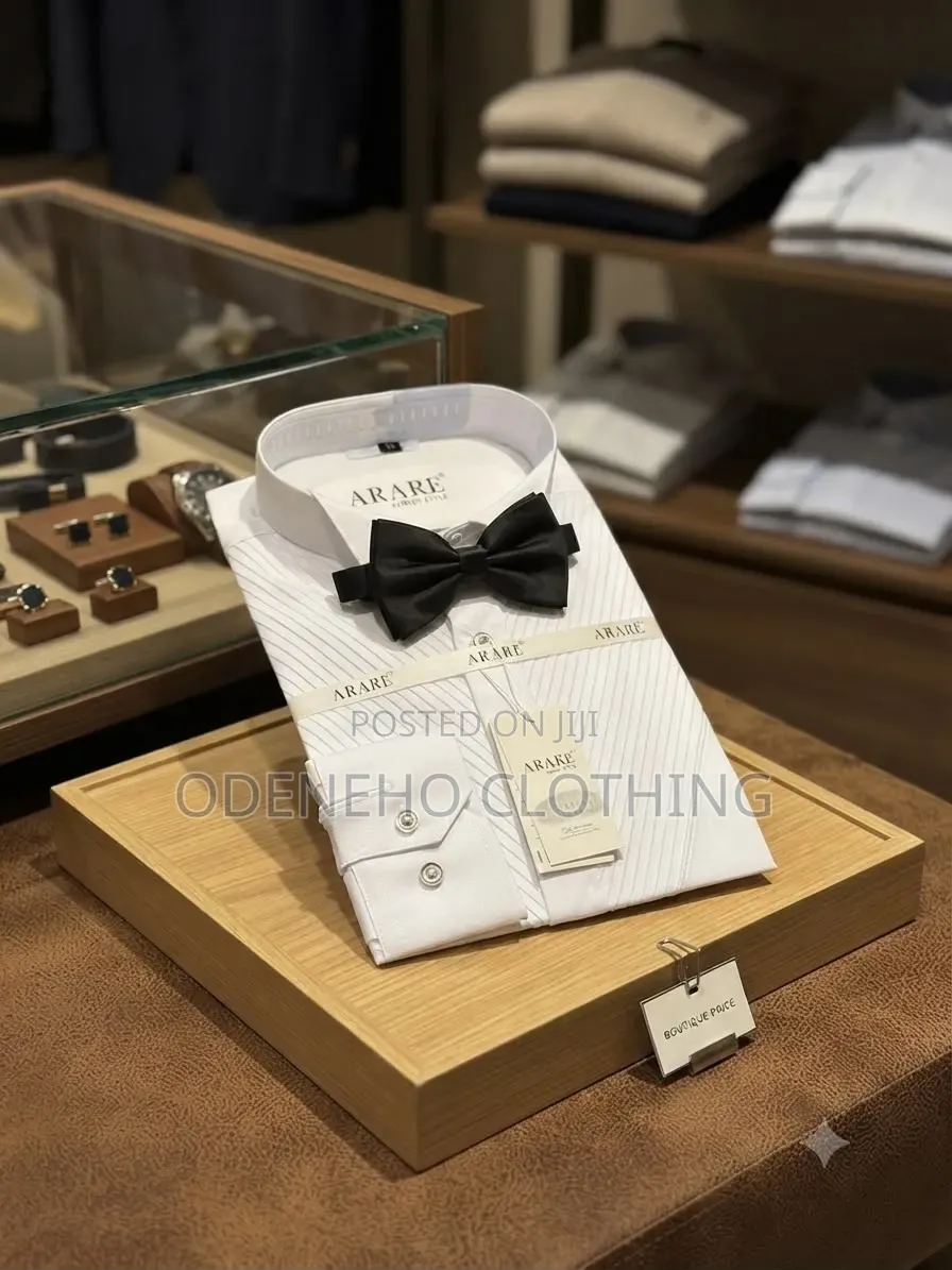 Tuxedo Shirt and Tie for Men