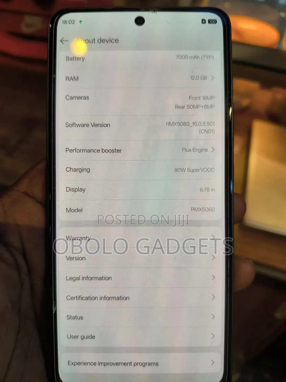 Realme Neo7 256 GB Black