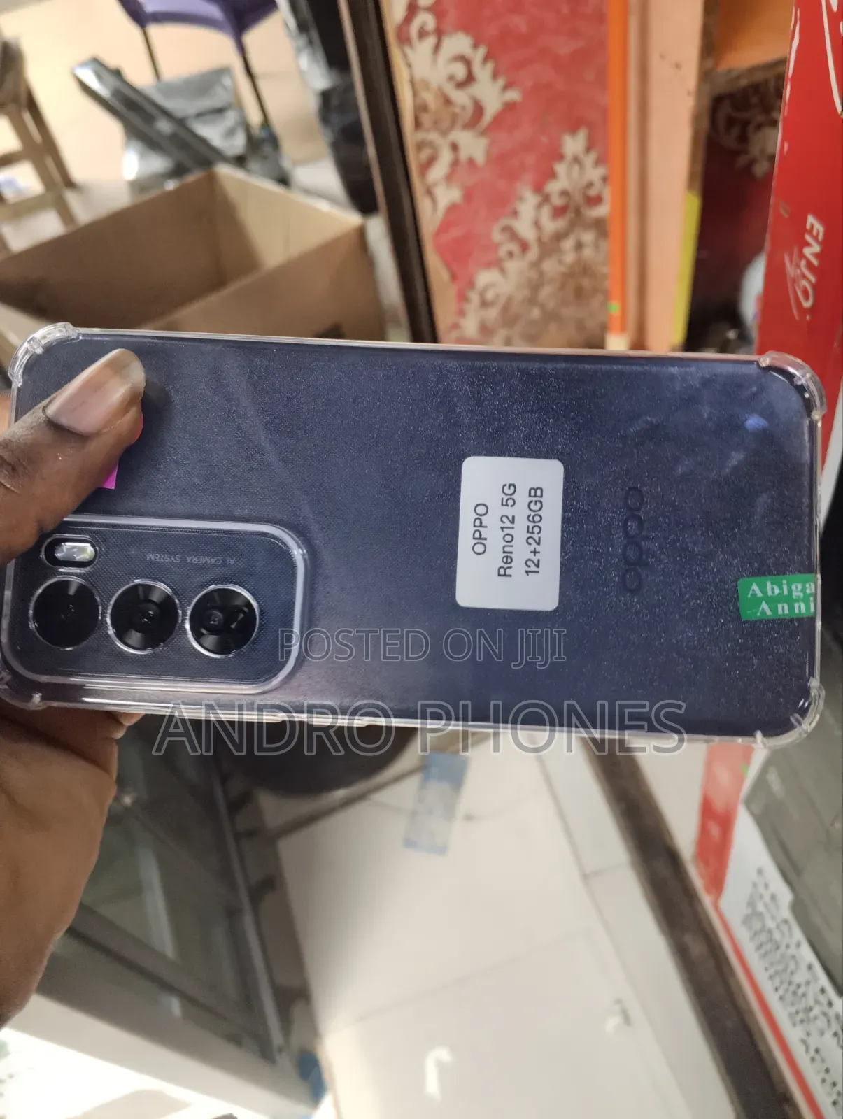 New Oppo Reno 12 5G 256 GB Black