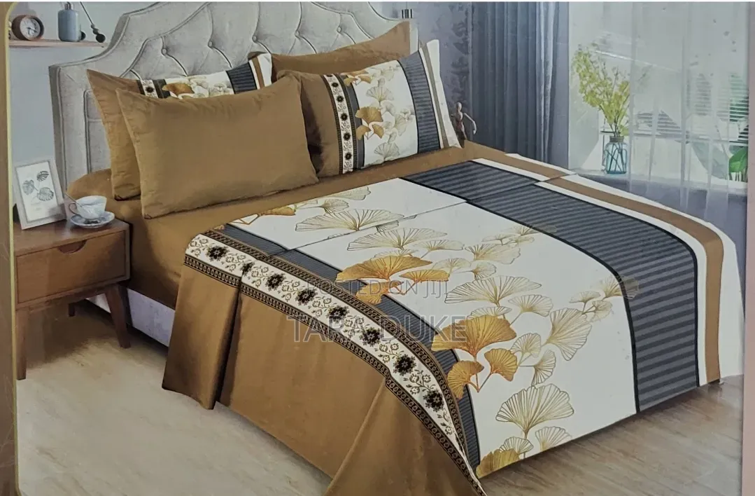 6 Piece King/Queen Size Bedsheet Set