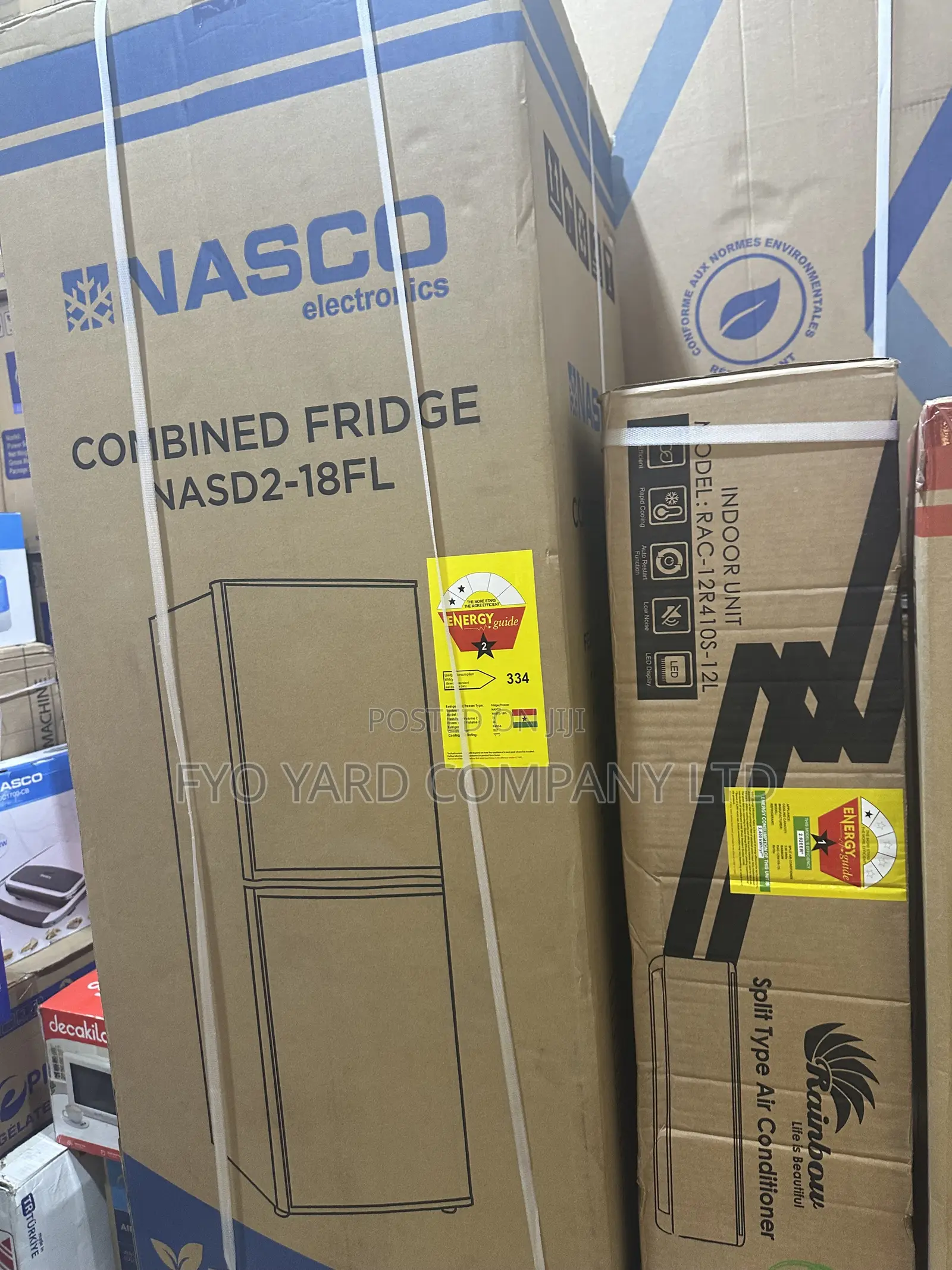 High Quality Build Nasco 138l Capacity 2 Doors Fridge