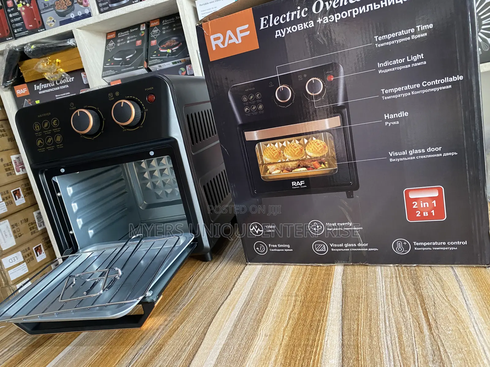 12L Air Fryer Oven With Glass Door