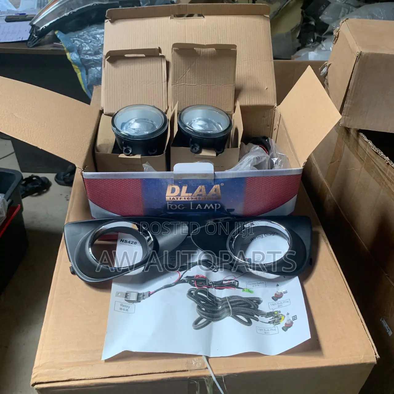 Toyota Yaris 2012 Foglight and Cover Set