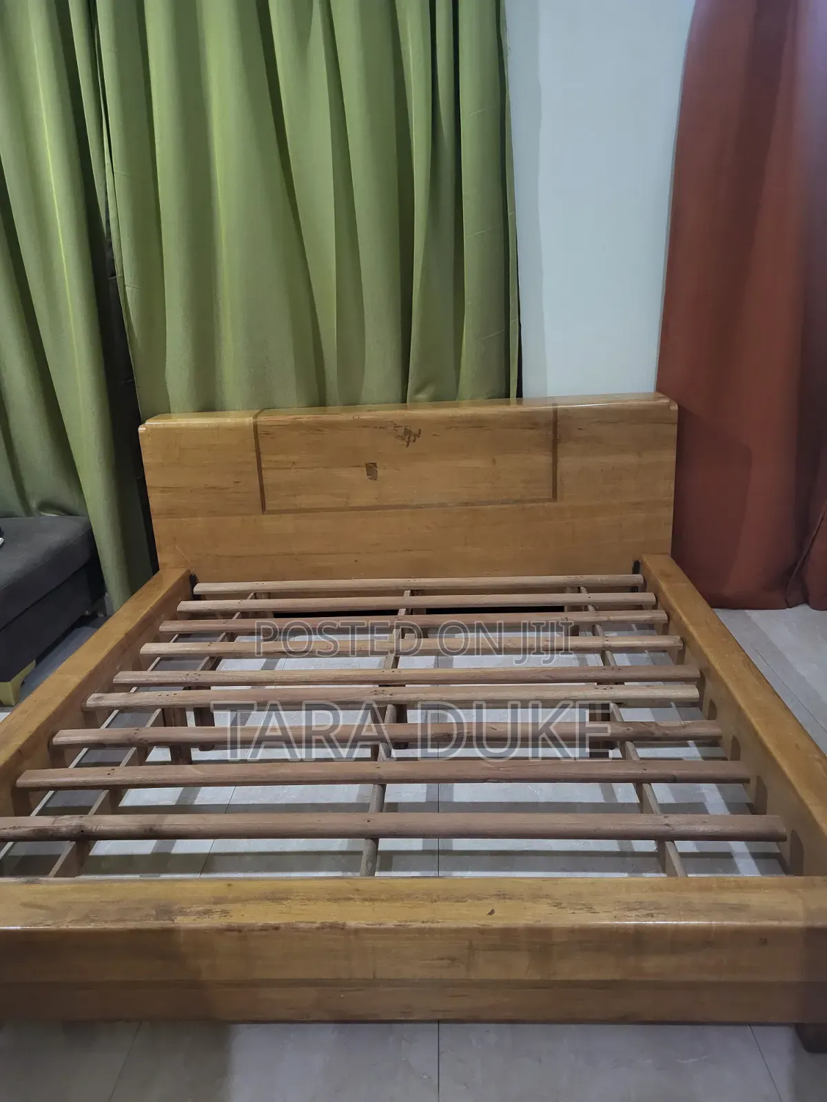 Solid Wooden Queen Size Bed Frame