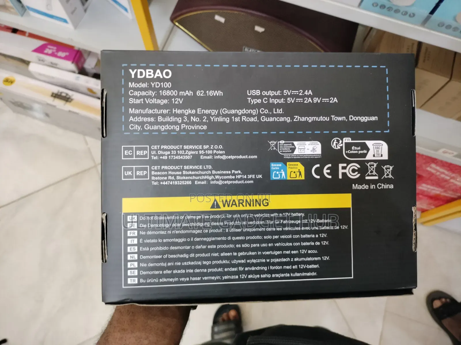 Portable Jump Starter