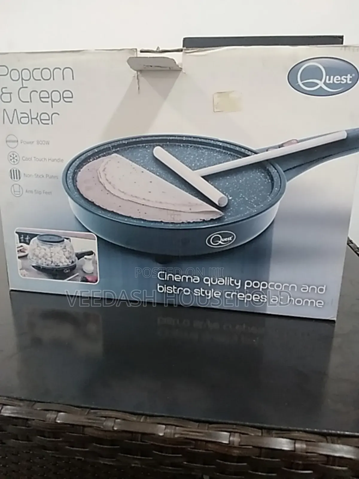 Quest Popcorn and Crepe Maker