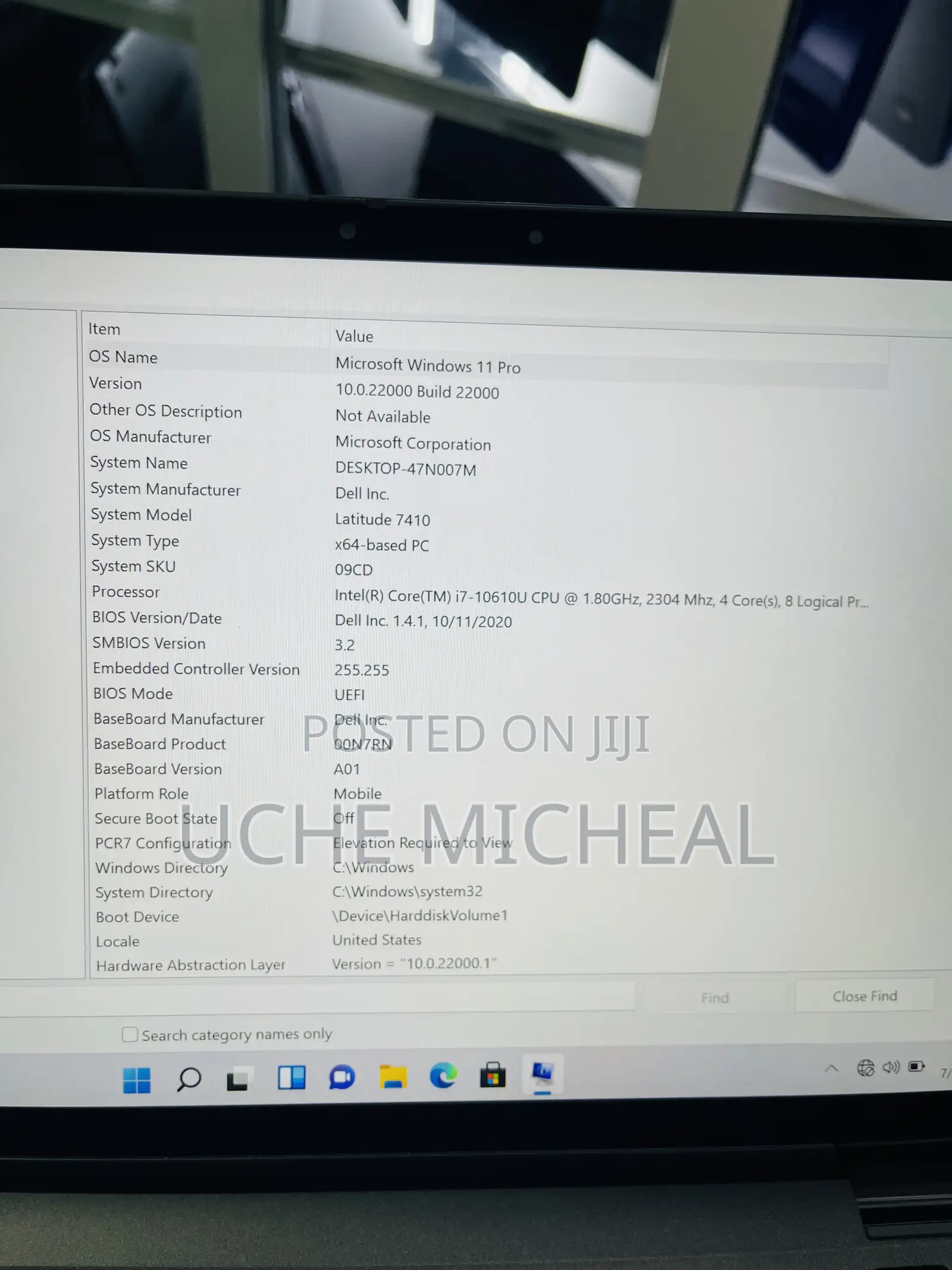 Laptop Dell Latitude 7410 16GB Intel Core i7 SSD 256GB