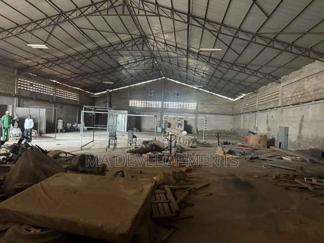 1,000 Square Meter Warehouse for Rent at Weija