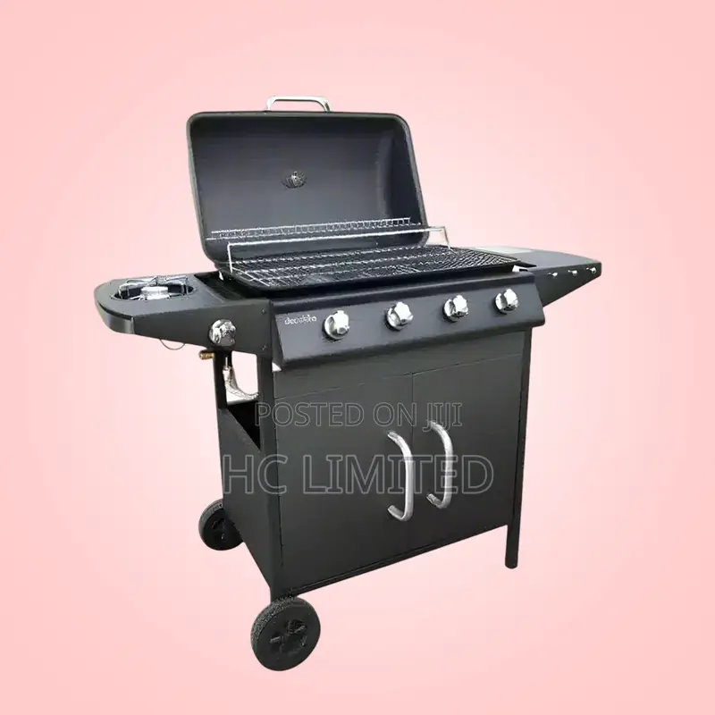DECAKILA Gas BBQ Grill - 4 Burners - KMGS006B